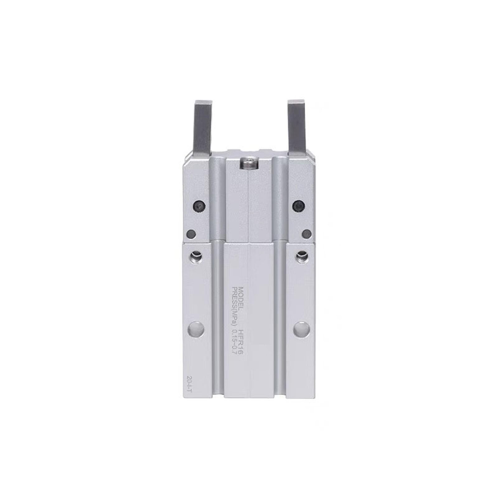 Klemmfingerzylinder, paralleler pneumatischer Luftgreifer HFR10/16/20/25/32, doppeltwirkend Mit schneller Reaktion und flexibler Steuerung(20mm)