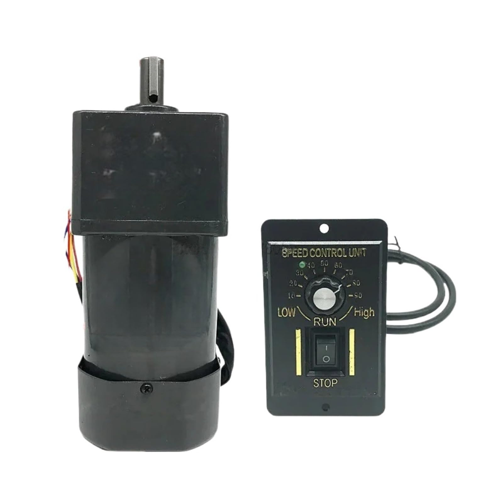 Moteur à engrenages AC 220V 60W anti-surchauffe avec régulateur 300rpm max