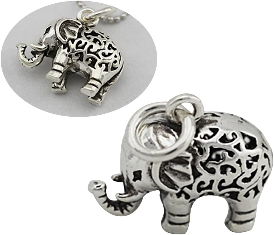 925 Pendant Charm for Diy Jewelry Making Artistic Animal Shape Necklace and Bracelet Accessory 0.59 Inch Unique Silver Charm for Crafting