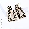 KELMALL Chunky Geometric Rhinestone Dangle Earring... #3