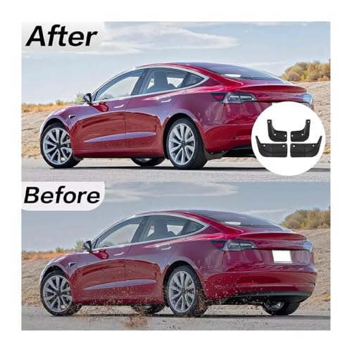 Accessoires de garde-boue Tesla modèle Y 3 Highland : kit de protection originale en TPE