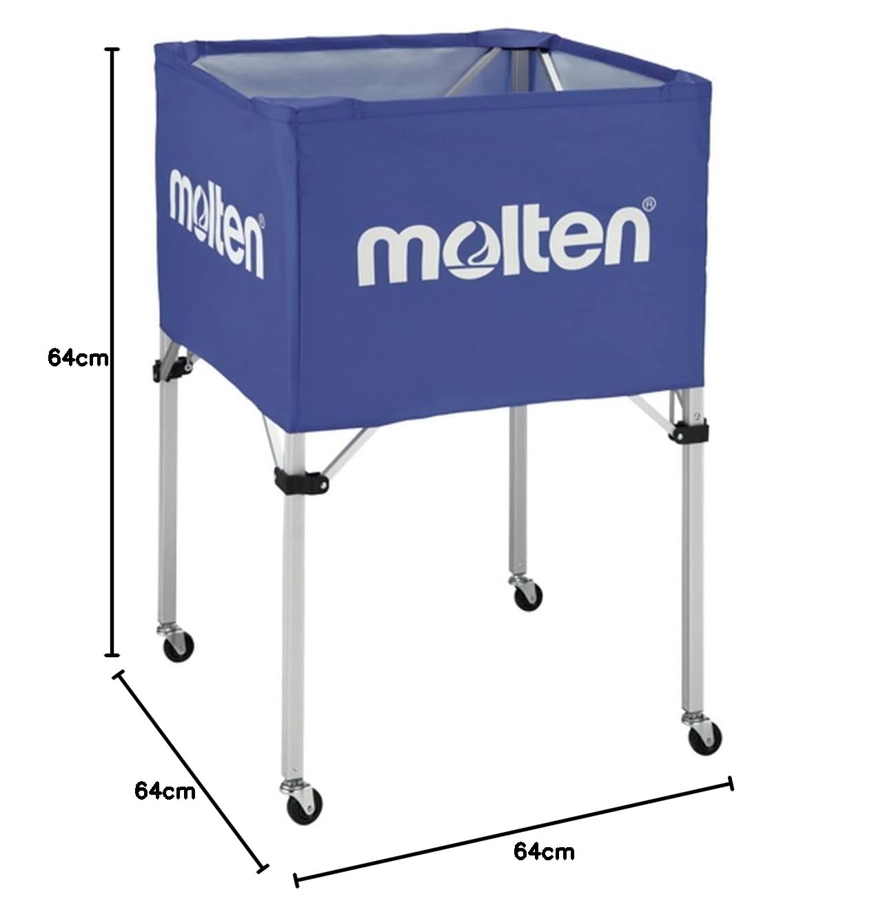 Molten Ballwagen BK0012-B, Blau, 640 x 640 x 500 mm, BK0012-B