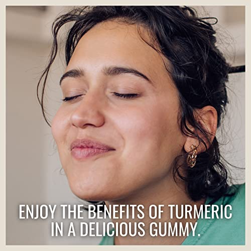 Nature’s Way Turmeric Ginger Gummies, Protect Against Free Radicals*, Support Antioxidant Pathways*, 260Mg Turmeric Per Serving, 60 Gummies #TOP4
