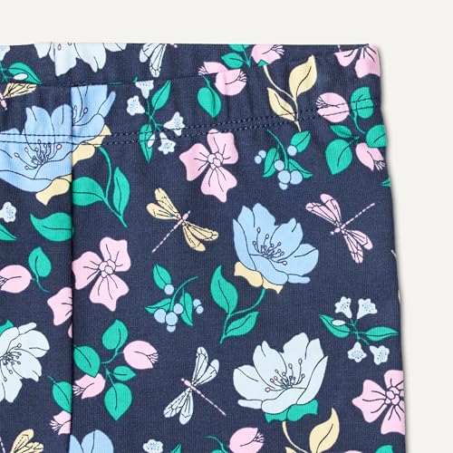 Image of Amazon Essentials Girls' Cotton Stretch Leggings, Multipacks