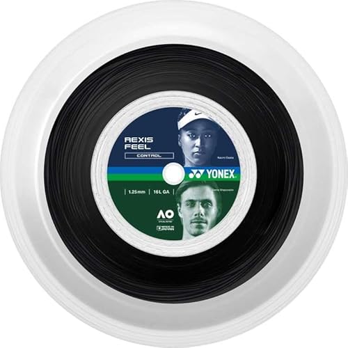 YONEX(ヨネックス) 硬式テニス ストリング ガット レクシスフィール125 200m ブラック(007) 1.25mm TRFL125R2（Amazon）