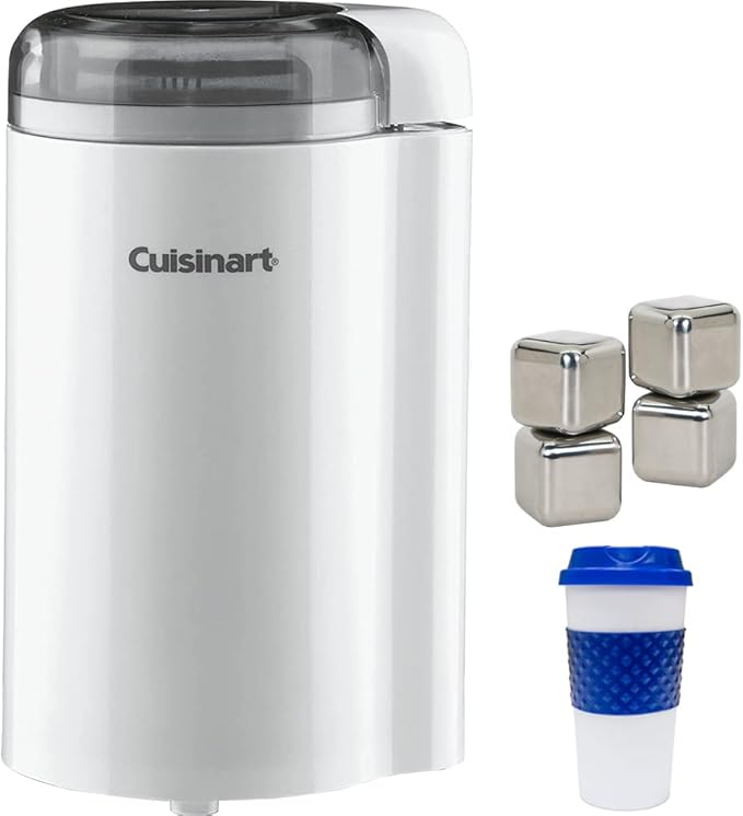 Cuisinart DCG20N Coffee Bar Coffee Grinder, White Bundle
