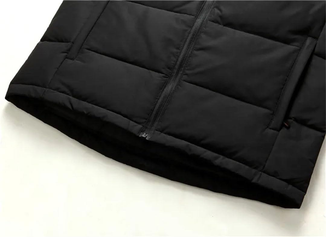 Vogrtcc Chaleco Informal De Plumón De Pato Blanco Para Hombre, Chaqueta De Plumón Sin Mangas De Talla Grande