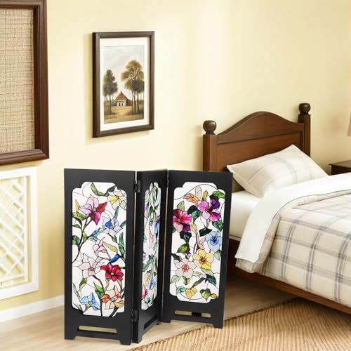 Mini paravent chinois pliant pour structurer un petit bureau encombré - 7