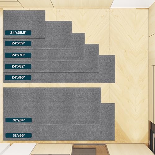 Image of Washable Runner Rug 32 inch x 96 inch Rectangular, Non Slip Absorbent Indoor Entryway Rug for Floor, Laundry, Hallway, Bedroom (Roll Packing)
