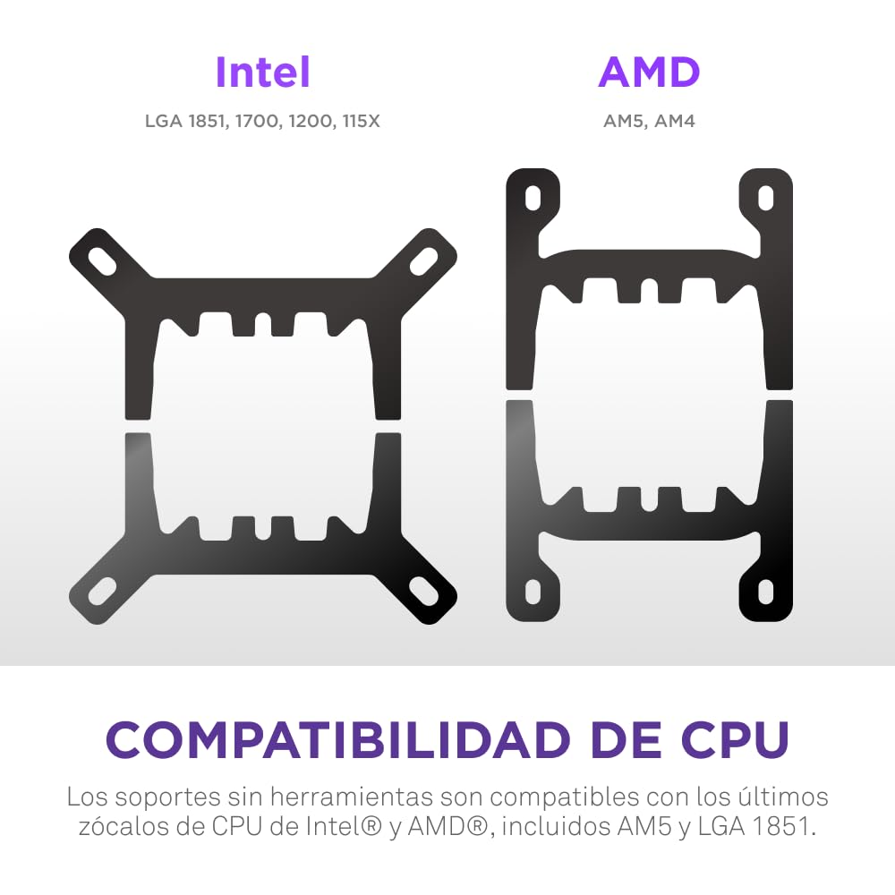 NZXT Kraken Plus 240 RGB – Refrigeración líquida CPU AIO – Radiador 240mm – Ventilador F240 RGB Core – Pantalla LCD 1,54" Personalizable – AMD® AM5, AM4 – Intel® LGA 1851/1700, 1200/115X – Negro