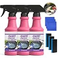 3Pcs Fast-Acting Heavy-Duty Grill Degreaser Spray,BBQ Grill Cleaner for Outdoor Grills, Multi-Purpose Grease Remover for Oven Stove Air Fryer Grill