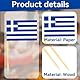 100 Stück Griechenland Flagge Zahnstocher,Griechische Deko KüNstlich,Zahnstocher Holz Dekoration,Pick’Em Zahnstocher Einzeln Verpackt,LäNderflaggen,griechenland deko.für Party Food Cake Obst Geschirr