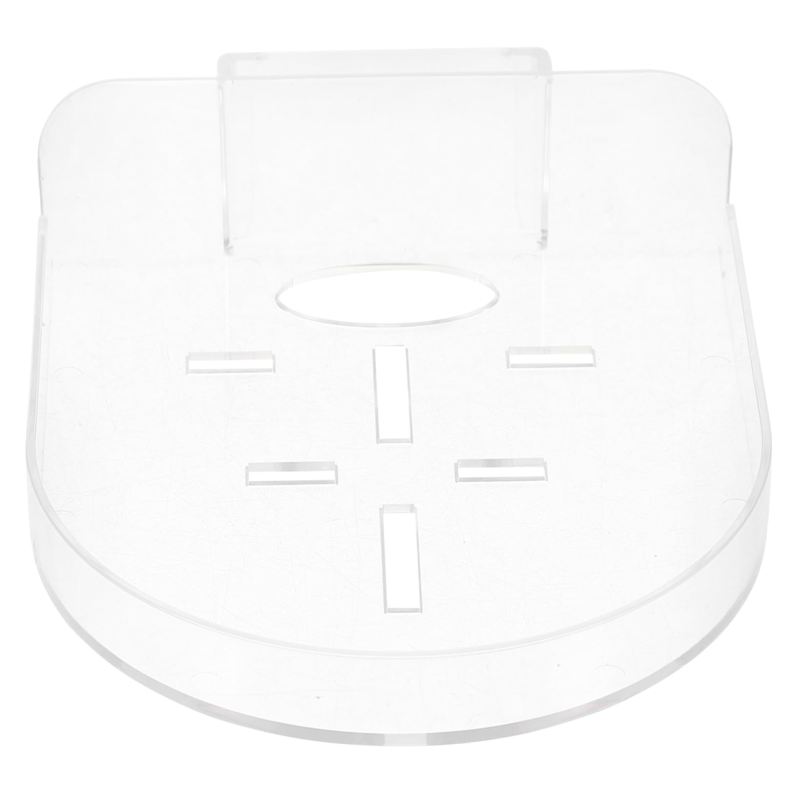 Happyyami Simple Install Wall Mount Bracket Plastic Router Shelf for Security Cameras Wall Mount Router Holder