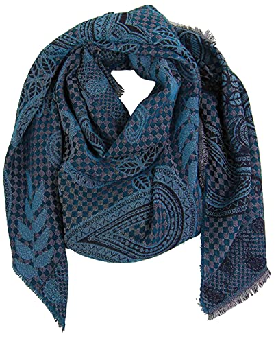 Écharpe unisexe XXL - Oversize élégante et légère - Fine - Motif cachemire Cover