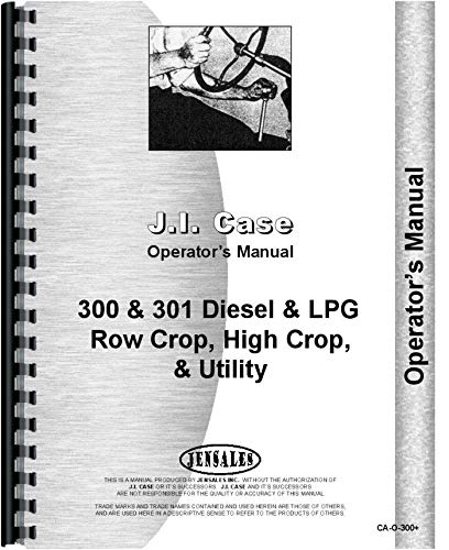Case 312 Tractor Operators Manual