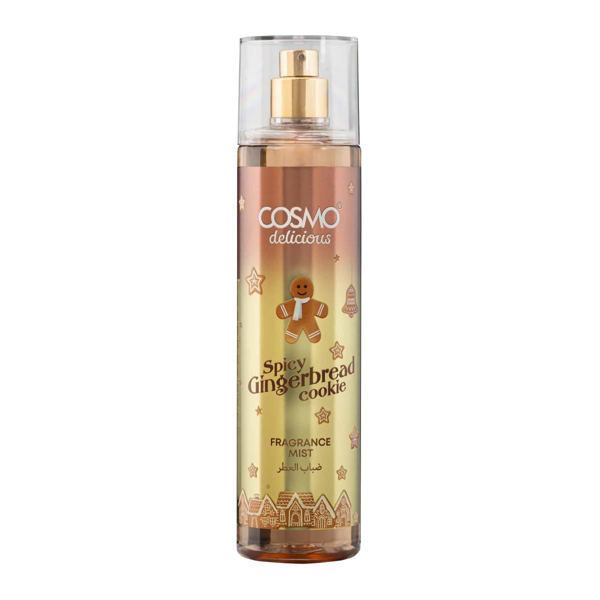 Cosmo Delicious Spicy Gingerbread Cookie Fragrance Mist 250ml, Warm Cinnamon Perfumes, Nutmeg & Vanilla Scent, Festive Body Spray, Perfect For Everyday Wear, Long Lasting Perfume For Women & Men-image-12