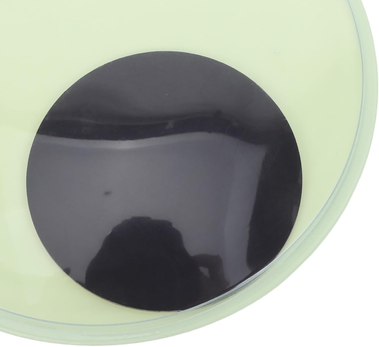 Halloween Plastic Wiggle Eyes for Crafts, Self Adhesive 4pcs Light Green