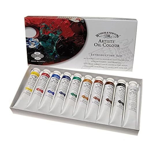 Winsor & Newton óleo profesional Artist's - Cofre Iniciación: set 10 tubos de óleo de 21ml, colores surtidos