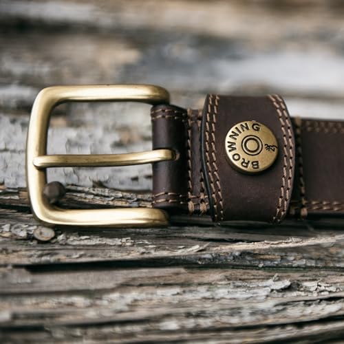 Image of Browning Men's Rugged Leather Casual Belts