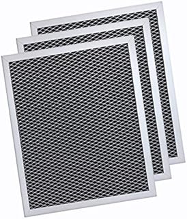 3 pack 97007696 8.75 x 10.5 in Charcoal Range Hood Filter...