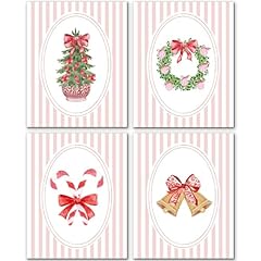 Christmas poster set of4-b