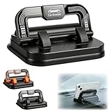 【360° Rotation & Multi-Angle Adjustment】This car phone holder offers smooth 360 degree rotation and free adjustment of horizontal/vertical screen angles, ensuring optimal viewing for navigation, calls, or media—adapts to any driving scenario 【Strong ...