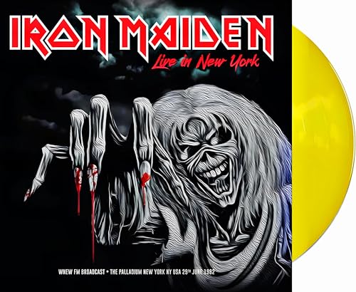 Album Art for Live In New York - Iron Maiden (Special Editi on Yellow Vinyl) by Iron Maiden