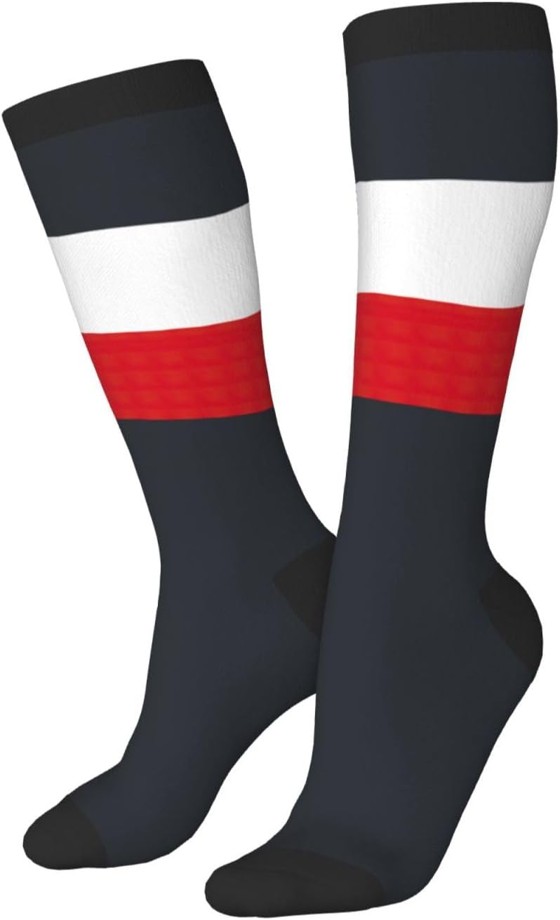 Flag Of Chile Print Adult Socks, Elastic Stretch Socks,Soft Breathable For Daily Sports Casual Wear