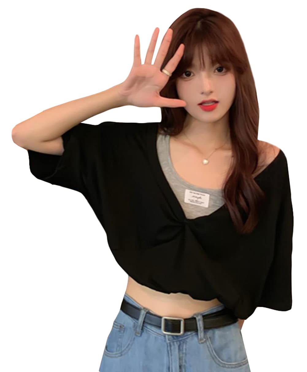 crank 韓国 Tシャツ オフショルダー 半袖 crank クランク 韓国 Tシャツ オフショルダー 半袖 - メルカリ
