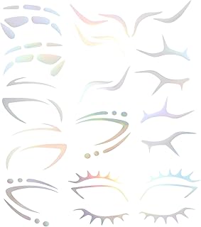 FOMIYES 6 calcomanías temporales de maquillaj...