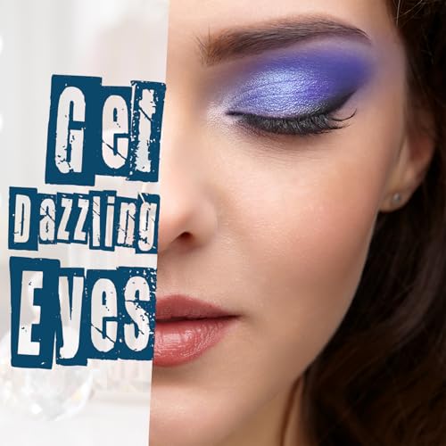 Image of Profusion Cosmetics Glitter Eye Shadow Palette, 5 Shades of Gems - Aqua Gems (4.5g) (Pack of 2)