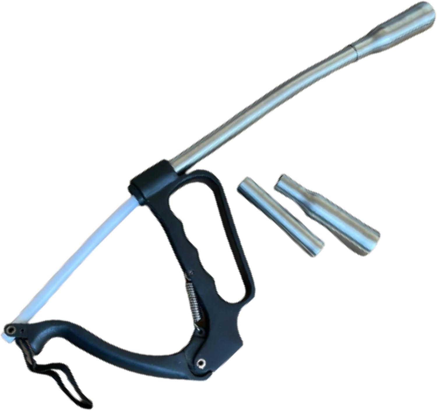 Balling Applicator, Curved or Bolus Gun, Color Coated Grip Handle with 2 Extra Heads