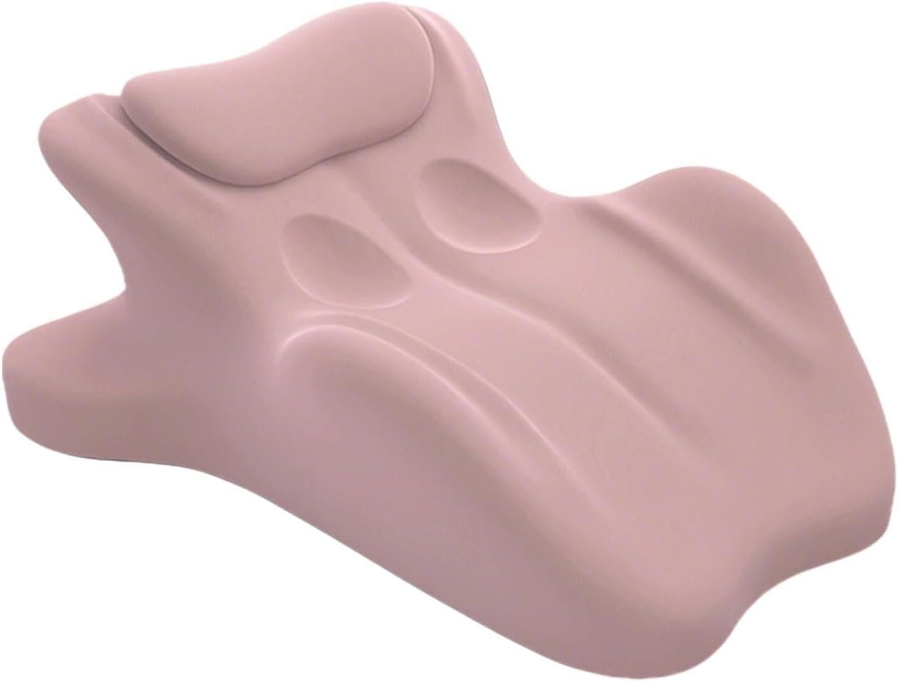 Multi-Functional Support Pillow, Reading Wedge Pillow for Bed, Knee Support Leg Elevation, Ergonomic Foam Wedge for Acid Reflux, Back Pain Relief & Couples Sleeping,Pink