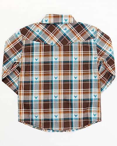 Cody James Toddler-Boys' Bull Dobby Long Sleeve Snap Shirt - Ctsp23w613