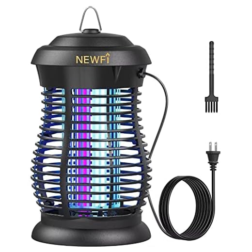 New Fi Bug Zapper，Two-Color Electronic Mosquito Zapper Outdoor Waterproof，Fly Trap，Insect Zapper，Mosquito Killer Outdoor and Indoor for Home, Kitchen, Backyard, Camping (Bug Zapper)