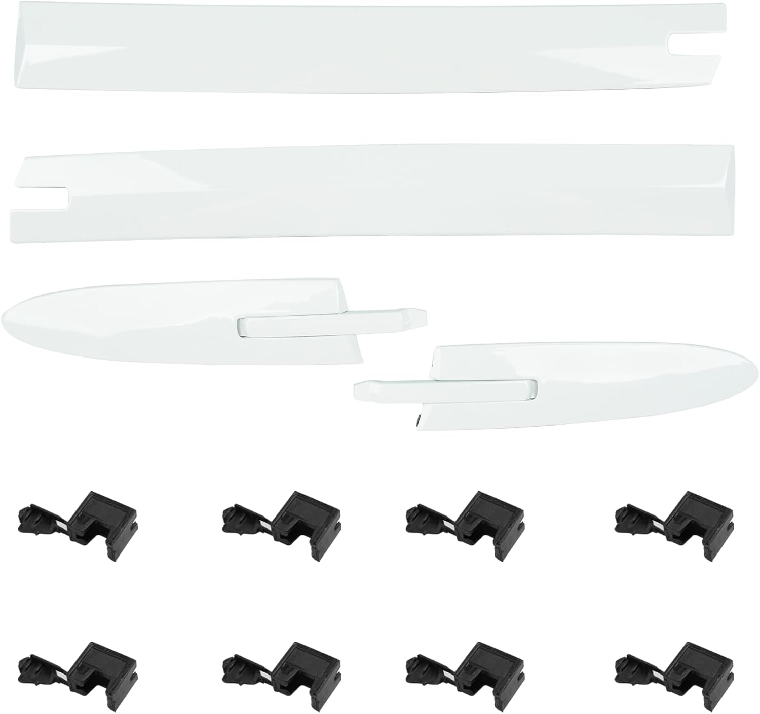 Jaronx Compatible with BMW Convertible Roof Hinge Cover (Apline White) 3' E93 2006-2011,4' F33/M4 F83 2014-2019,4PCS Left & Right Top Roof Molding Trim 54377184037 54377184038 54377184047 54377184048