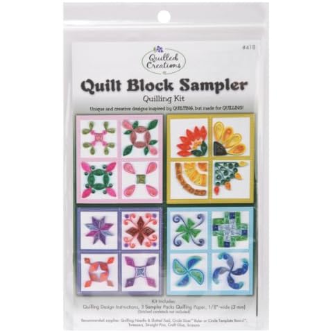 Quilling Kit, Quilt Block Sampler Cover