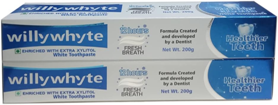 White Cavity Protection Toothpaste With Extra Xylitol(400Gm 2X200Gm)