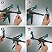 wolfcraft 2 MINI One-Hand Clamps I 3455100 I Handy Helper – Perfect for Hobbies and Craft Projects