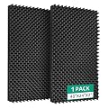 ZHOJEREL 1 Pack 48" X 24" X 2" Sound Proof Foam Panels for Walls, High-Density Egg Crate Acoustic Foam for Noise Reduction & Echo Control in Home Studio, Recording Room, Office