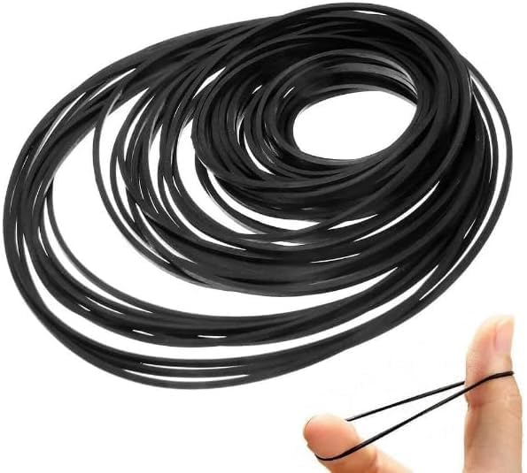 30 Pcs Black 26-120mm Mix Cassette Tape Machine Square Belt Assorted Repair,CD and Tape Players,Tape Decks,Easy Installation Small in Size-picture-10