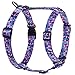 HAVNBERG uprząż dla psa rozm. M, obwód klatki piersiowej 48 cm - 70 cm, uprząż dla psów średniej wielkości, szerokość 2,5 cm, liliowy, geometryczny trójkąt