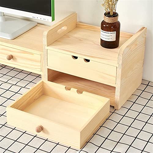 Monitor Stand Riser Houten Computer Monitor Stand, Echt Hout Computer Monitor Stand Voor Bureau Universele Dock Houder… - Image 4