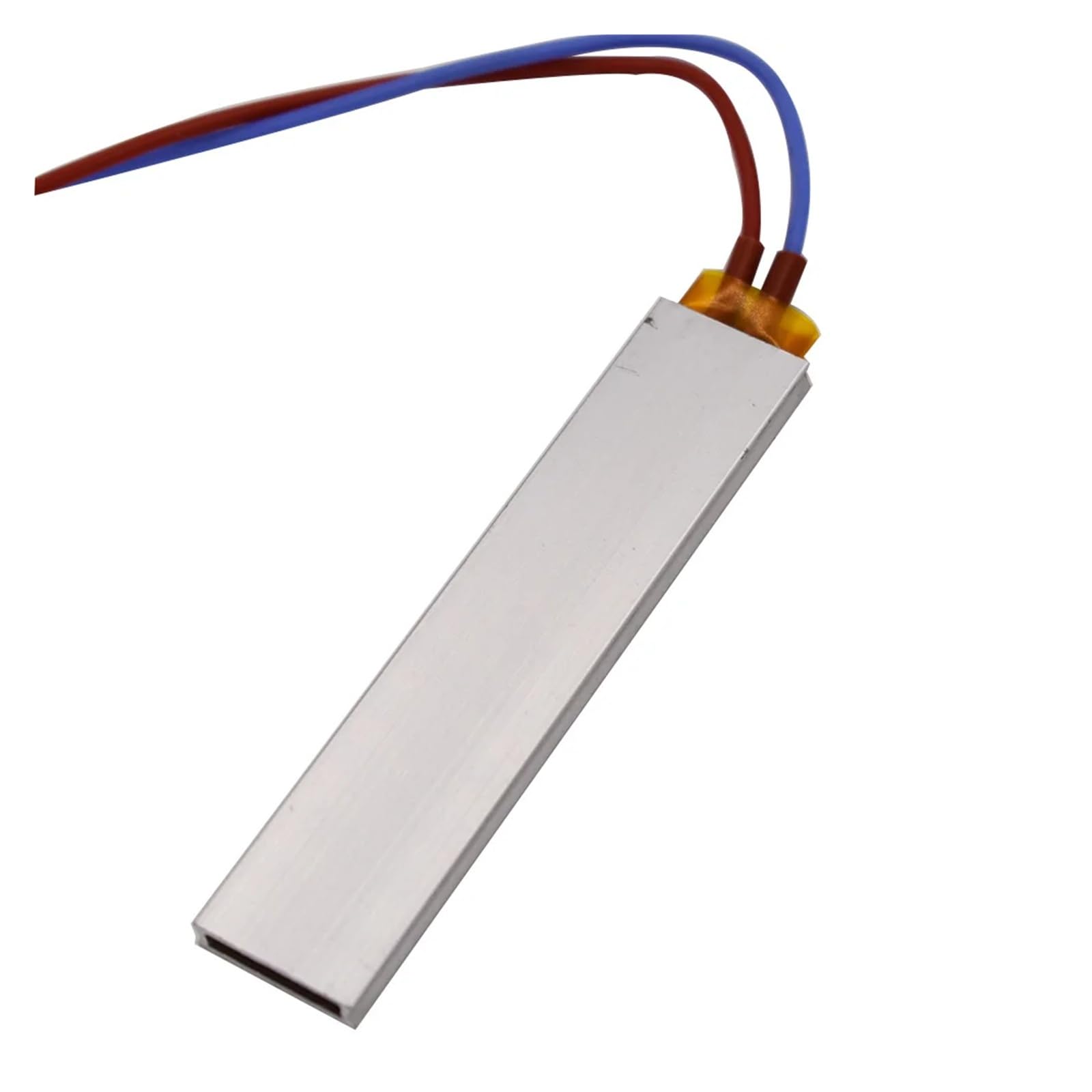 2 Szt. 100x21x5mm 12V/24V/36V/48V/110V Termostat Obudowa Aluminiowa Grzejnik Ceramiczny Płyta Grzewcza(12V 120Degree 50W)