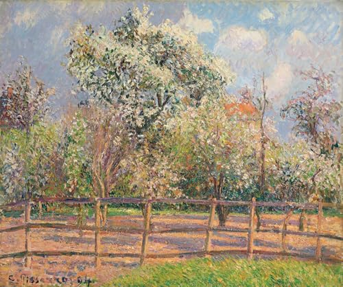 Tableaux Poiriers en fleurs Pissarro habille grand mur vide