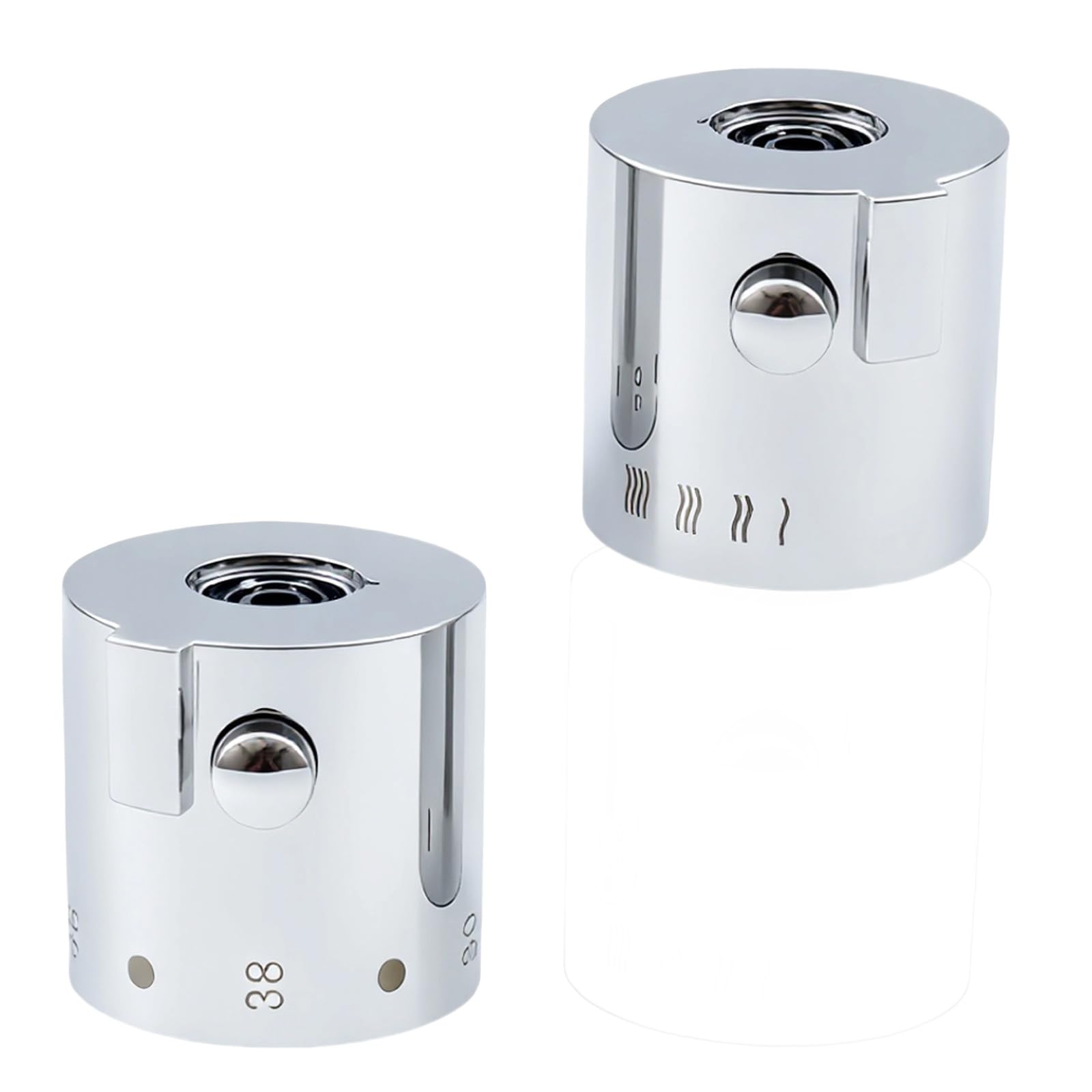 NEXAVKPR Temperature Control Knob Handles Bath Shower Mixer Control Handle Bathroom Faucets Thermostats Accessories Enduring Bathtub Shower Mixer Thermostatic Handle