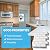 Art3d 10-Sheet Backsplash Tile for Kitchen Peel and Stick, 12"x12" Stick on Subway Tiles for Kitchen, Bathroom Back Splashes, White-Black Grout