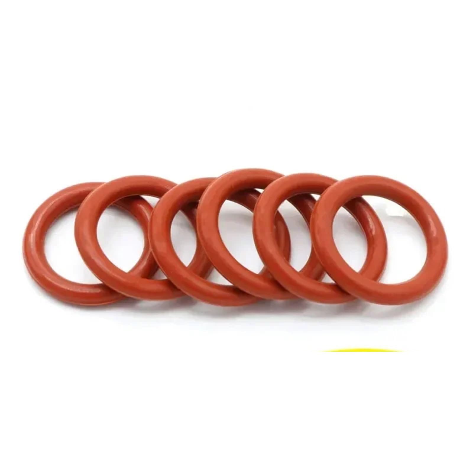 Junta de anillo silicona roja CS 4 mm tórica caucho O para fontanería, reparación(RED200pcs,OD 58mm ID 50mm)