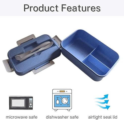 Miniatura 2 de Contenedor inmenso bento para lonchera (turquesa)
