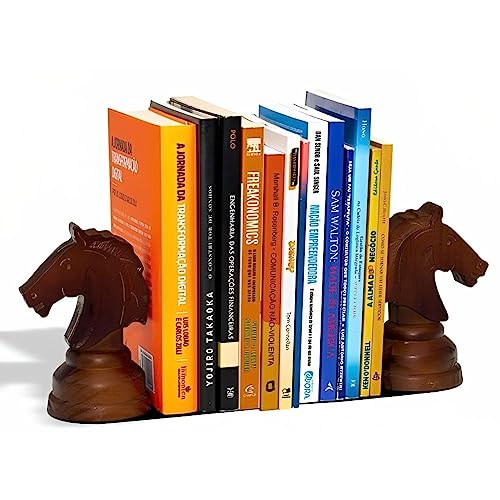 Aparador de Livros Cavalo Pe&ccedil;a de Xadrez